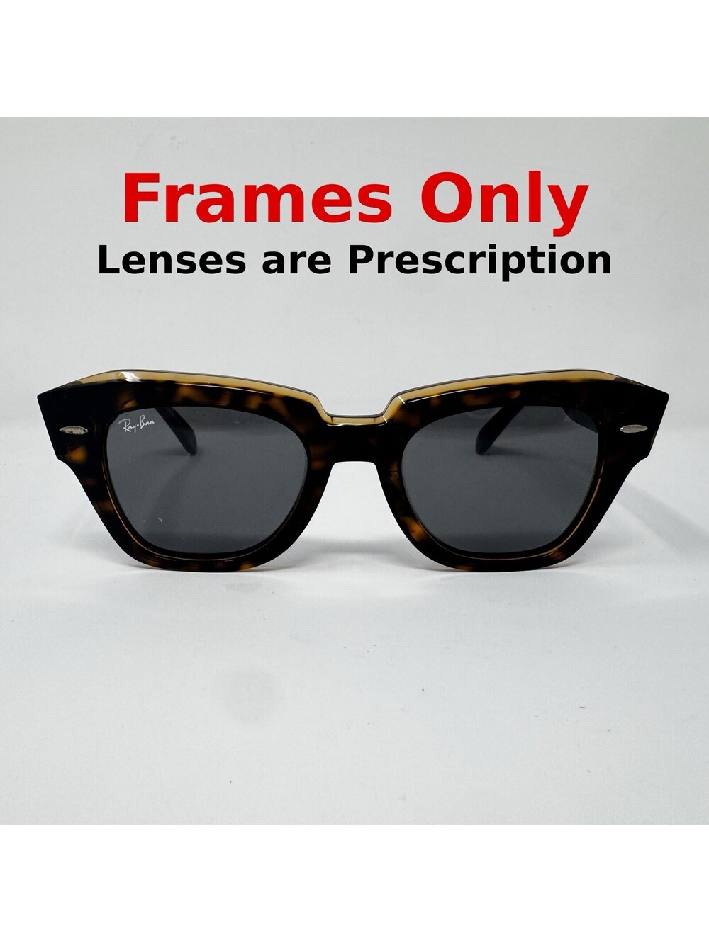 Ray-Ban RB2186 State Street 1292/B1 Havana Sunglass Frames Only 49-20-145